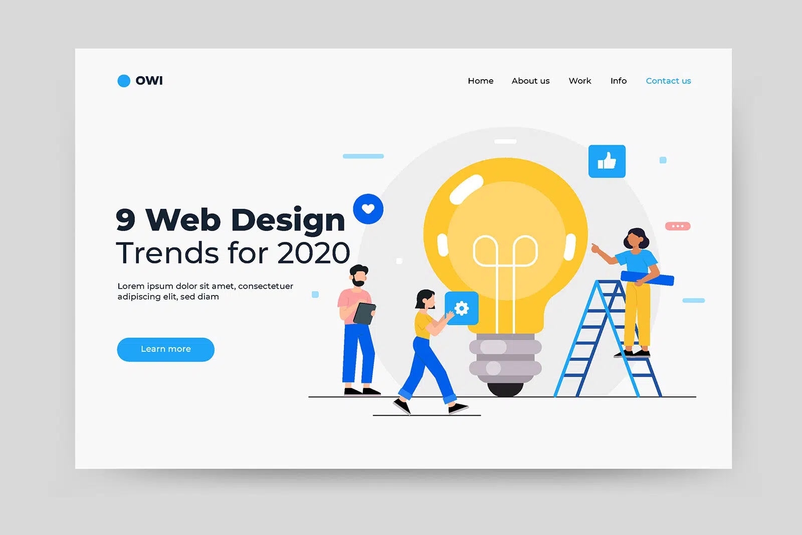 Website design trends for 2020