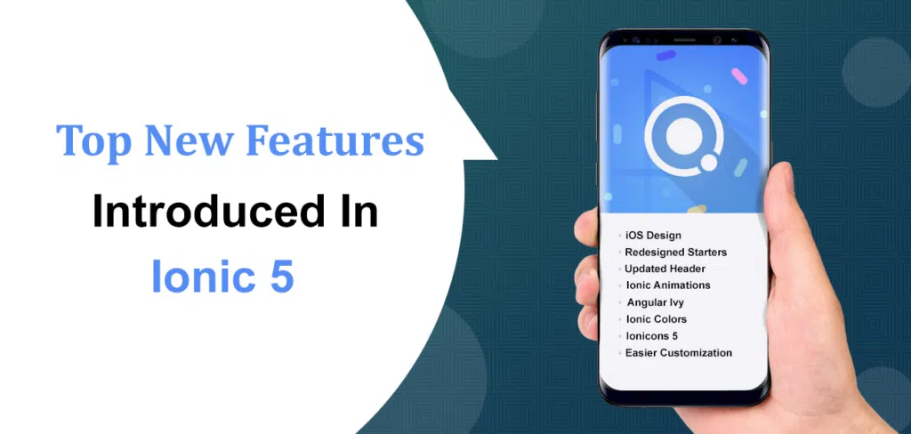 Ionic 5 framework with new exciting features